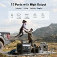 thumbnail image 4 of Anker SOLIX C800X Portable Power Station 768Wh Capacity 1,200W Output LiFePO4 w/ Camping Lights; RV Roadtrips Home Backup Power with Lighting, 4 of 6