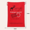thumbnail image 4 of Venta al por mayor de sacos navideños de Papá Noel 2023 con cordón 50x70, saco rojo suave de Papá Noel para niños con cuerda, 4 of 4