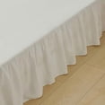 thumbnail image 3 of Bed Skirt King Size, Ruffled Bed Skirt with Split Corners, Bed Skirts 14 Inch Drop, Bed Skirting with Platform, White, 14'' King, 3 of 7