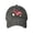 Black-Red, variant on Farm Tractor Hats for Boys Girls Age 3-10, Adjustable Washed Vintage Embroidered Kids Baseball Cap