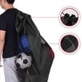 thumbnail image 4 of Bolsa de almacenamiento portátil con cordón de malla para balones de baloncesto, fútbol, voleibol y fútbol, 4 of 11