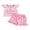 Pink-Big Sister, variant on BemeyourBBs Toddler Baby Girl Little Sister Big Sister Matching Outfit 2 Piece Baby Girl Summer Clothes Cute Bow Flying Sleeve T-shirts and Ruffle Shorts Set