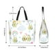 thumbnail image 5 of Disketp Green Blue Avocado Bolsa Tote Estampada para Mujer, Bolso de Hombro y de Mano para Compras y Viajes, 5 of 8