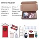 thumbnail image 5 of Red Fairy Doors Gnome Door Christmas Set 10Pcs Miniature Fairy House Accessories Christmas Miniature Scene Door Set with Ladder, 5 of 5
