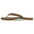 thumbnail image 3 of Cobian® Women's Braided Pacifica Flip Flop, Size 8 (in Tan), 3 of 3