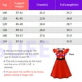 thumbnail image 7 of Little Girls Mini Mouse Princess Dress Polka Dots Fancy Dress Up, 3-9Y, 7 of 7