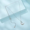 thumbnail image 4 of Collar Luna Estrella Bañado en Plata, 4 of 8