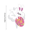 thumbnail image 3 of Easter Yard Signs Easter Bunny Outdoor Sign With Stakes Bunny Egg Garden Sign Plastic Rabbit Lawn Decorations For Outdoors Garden Yard Hunt Game Props, 3 of 4