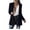Navy Blue, variant on YYDGH Blazer Jackets for Women Casual Long Sleeve Lapel Blazer Open Front Button Work Office Suit Jacket Black S