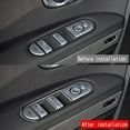 thumbnail image 3 of Car Carbon Fiber Window Glass Lift Button Switch Cover Trim Door Armrest Panel for Aini Krypton 5 IONIQ 2022+ A, 3 of 5