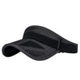 thumbnail image 4 of Sombrero de verano ligero con visera para senderismo, festivales y ciclismo. negro, 4 of 9