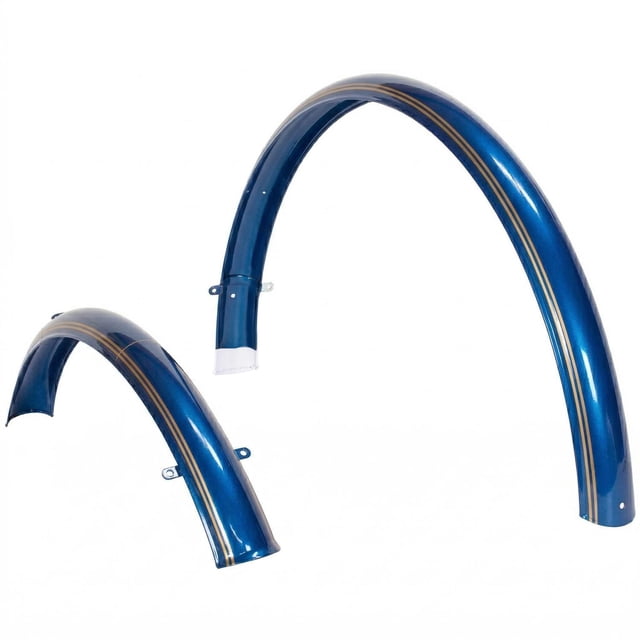 Salpicaderas para bicicleta Genérica R28 Azul Acero 14 Unidades