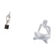 thumbnail image 5 of Estatua De Pensador De Arte Abstracto, Figura Decorativa De Resina Para Casa, Oficina, Mesa De Centro, Sala De Estar, Estantería, Escultura De Recuerdo, 5 of 8