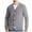 Gray, variant on Iugvhana Men Cardigan Sweater Button Down V-Neck Casual Knitted Cardigan Sweaters Trendy Slim Fit Cotton Jacket Coat Long Sleeve Jackets Black XL