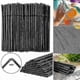 thumbnail image 3 of Black Flexible Plastic Drinking Straws, Disposable Bendy Straws for Beverages, Parties, and Events, 500/200/100 Count, 3 of 4