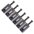 thumbnail image 1 of 6 uds puente de guitarra sillín guitarra eléctrica cuerda parte accesorio negro shamjiam Silla de montar del puente de la guitarra eléctrica, 1 of 5