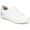 White Iridescent Leather, variant on Womens Morrison  Leather Fashion Sneakers White 6.5 Wide (C,D,W)
