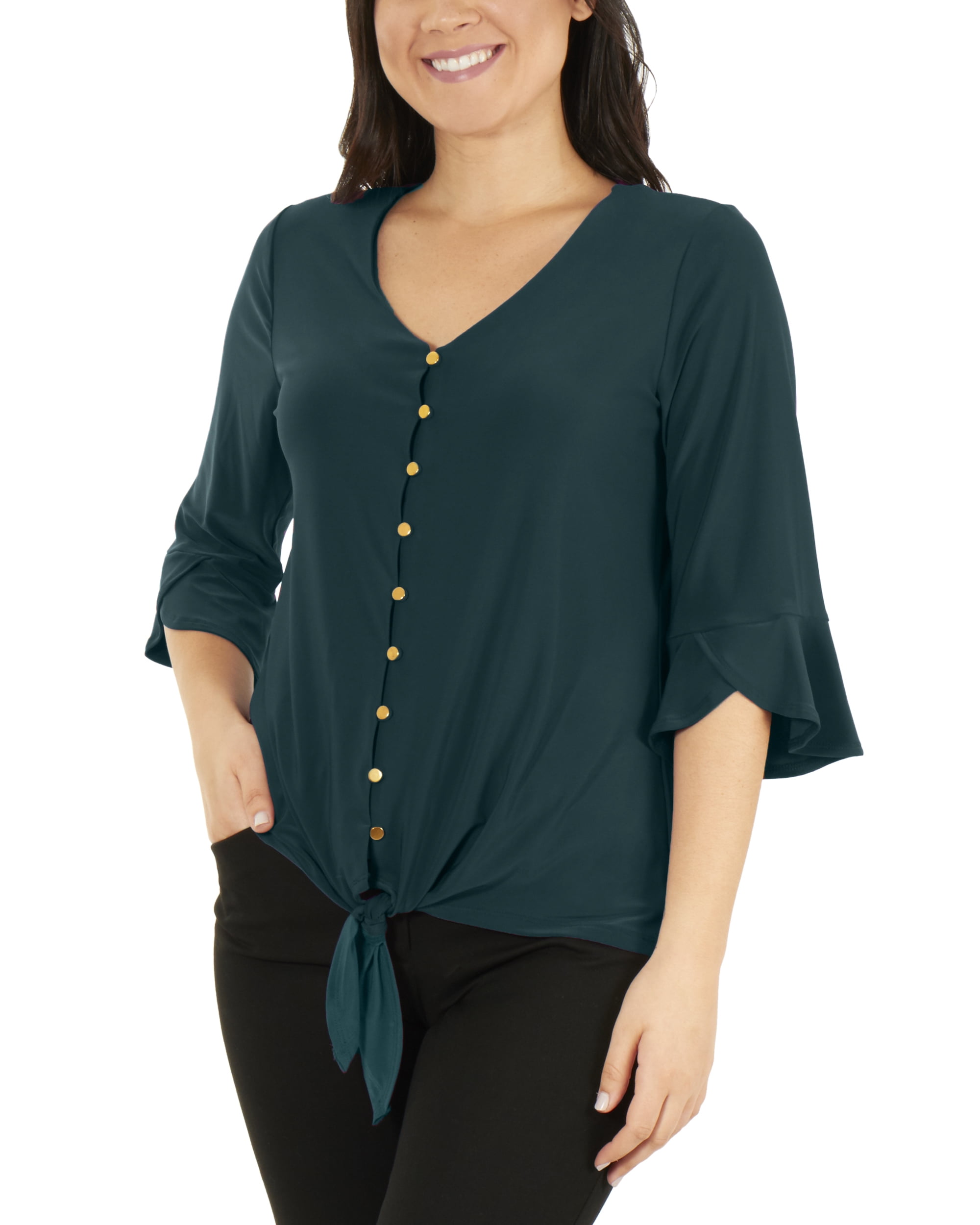 tie front top tie front top