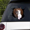 thumbnail image 5 of Funny Crack Car Sticker, 4Pcs 3D Cute Multiple Styles Horse Stickers for Cars Funny Animal Car Window Sticker, 5 of 5