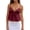 Red, variant on Peplum Camisole Tops for Women Summer Spaghetti Strap V Neck Bow Front Cropped Flowy Y2k Going out Tank Tops