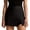 Black, variant on Women's High Waist Skort, Side Slit Stretch Blazer Skort with Zipper, 1PC, S-XL
