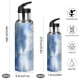 thumbnail image 2 of Yayeee 20oz Insulated Water Bottle Double Wall Stainless Steel with Flip Straw Lid, Plants and River, 2 of 7