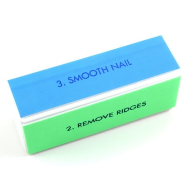 Professional Nail Buffer Block, 4 Way Buffer Block Shine File Polish Nail Art Manicure Pedicure Tool, 1pc