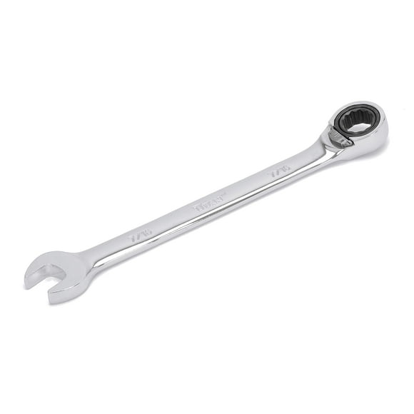 Titan 14604 7/16-Inch 12 Point 72 Tooth Reversible Ratcheting Combination Wrench