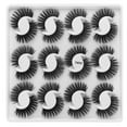 thumbnail image 2 of Fiudx Pestañas Postizas Naturales, 12 Pares de Pestañas Negras Gruesas, Cómodas para Cualquier Ocasión, Maquillaje de Ojos Espectacular, Uso Diario En Fiestas, Esenciales de Belleza Femenina, Guía de, 2 of 2