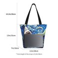 thumbnail image 3 of Easygdp Vintage Starry Sky Shark Bolso de Hombro para Mujer, Bolso Bandolera y Cartera de Mano Elegante para Uso Diario, 3 of 6