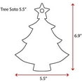 thumbnail image 2 of 26 Units Acrylic Christmas Ornaments Tree 1/8" Thick - Clear or Solid Color - (Size 5.5") Made in USA, 2 of 5