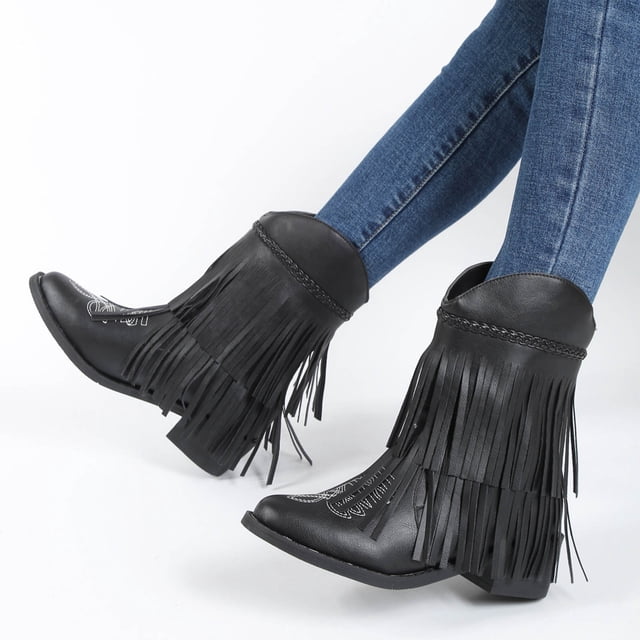 Styesk Bottes pour Femmes Bottes de Travail en Cuir Souple Finition Mate