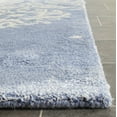 thumbnail image 3 of SAFAVIEH Bella Zlata Medallion Geometric Wool Area Rug, Light Blue/Ivory, 6' x 9', 3 of 6