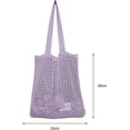 thumbnail image 7 of CoCopeaunt Crochet Bags for Women Knitted Tote Bag Faircore Hobo Bag Aesthetic Fairy Grunge Tote Bag Hollow Shoulder Handbags, 7 of 7