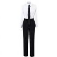thumbnail image 4 of Disfraz de Cosplay de Anime Chainsaw Man, Denji Aki Hayakawa, uniforme de cazador de demonios negro, peluca, traje, ropa de Halloween y Navidad, 4 of 5