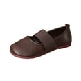 thumbnail image 2 of Viluyesy Womens Ballet Shoes, Round Toe Comfortable Soft Sole Casual Dressy Work Office Flats Coffee US8.5, 2 of 8