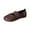 Coffee, variant on Coffee Womens Fashion Casual Versatile Plus Size Breathable Loafers Solid Color Round Toe Closed Toe Elastic Flat Soft Sole Shoes Size 36 Eu 36 Uk 35 Us 5.5 Foot Length 23Cm 9.06In