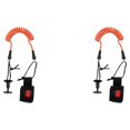 thumbnail image 4 of Sonducket Correa para tabla de surf, accesorios deportivos ajustables de liberación rápida, suministros para Surf, cuerda para tobillos, Cable para Naranja 2piezas Sonducket CBP499363, 4 of 5