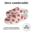 thumbnail image 6 of Disketp Watermelon Women's Men's Slippers Plush Slip-On House Slipper for Winter Indoor Soft Cushion Non-slip Fluffy Slides Slippers-46/47, 6 of 7