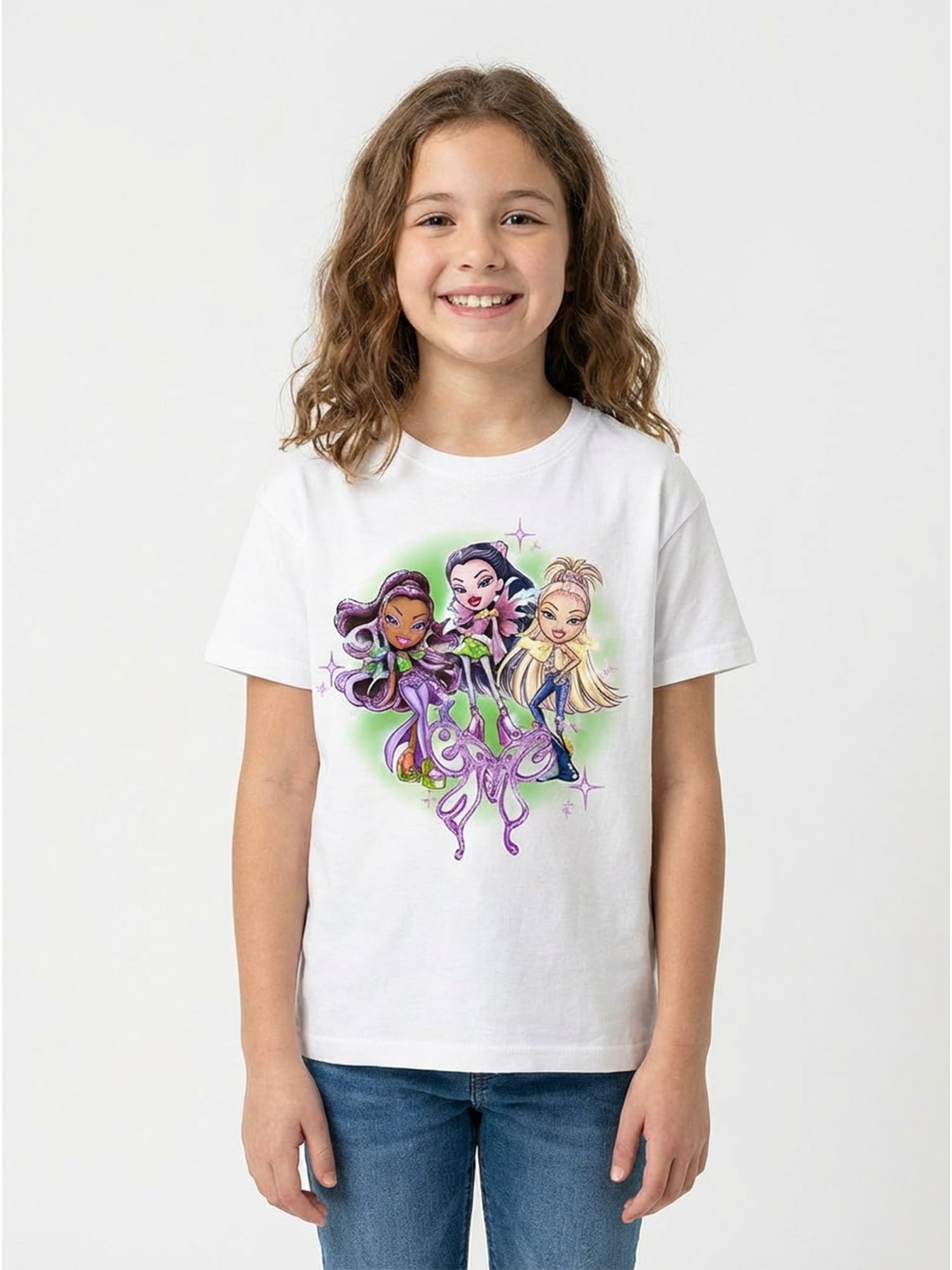 Bratz Girls Graphic Tee with Short Sleeves, Sizes 4-16