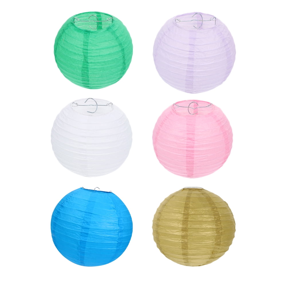 Lanterns Paper Lantern Lamps Hanging Chinese Ball Round Party