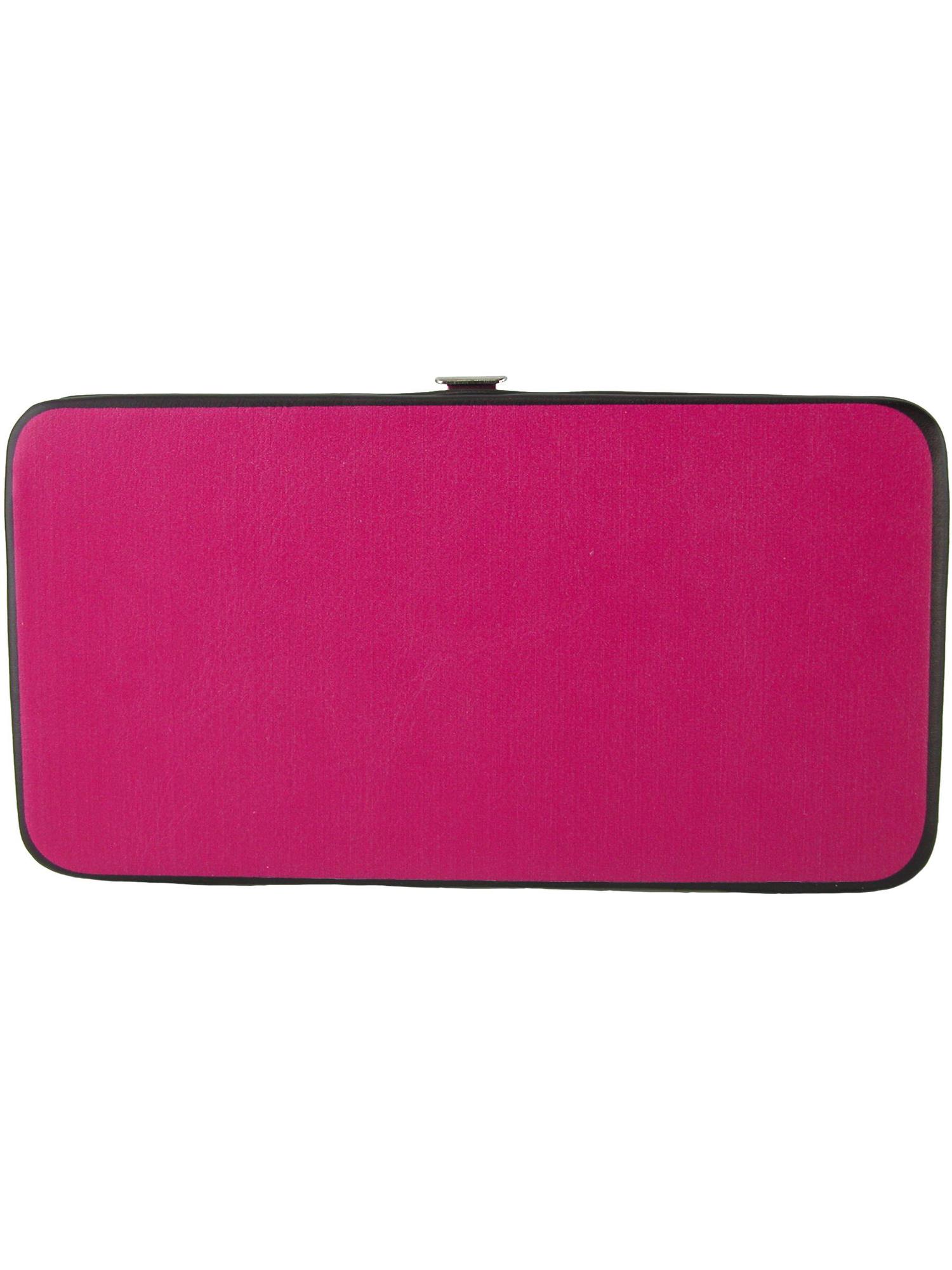 BuckleDown Buckle Down Solid Color Hinged Card Case Wallet (Women's