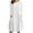 White, variant on Utoimkio Women's Long Sleeve Cotton Linen Midi Dress Casual Loose Crewneck Long Dress for Women with Pockets