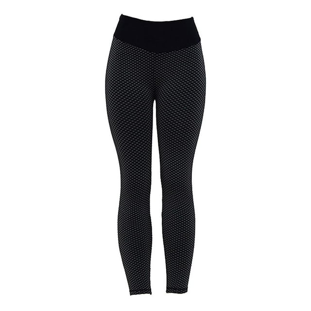 Pantalones de yoga texturizados de cintura alta para mujer, leggings push up para entrenamiento de fitness en el gimnasio METRO