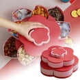 thumbnail image 1 of BotaniNest Rotating Snack Platter With Lid Perfect Dip And Serving Tray For Parties Picnics And Travel, 1 of 7