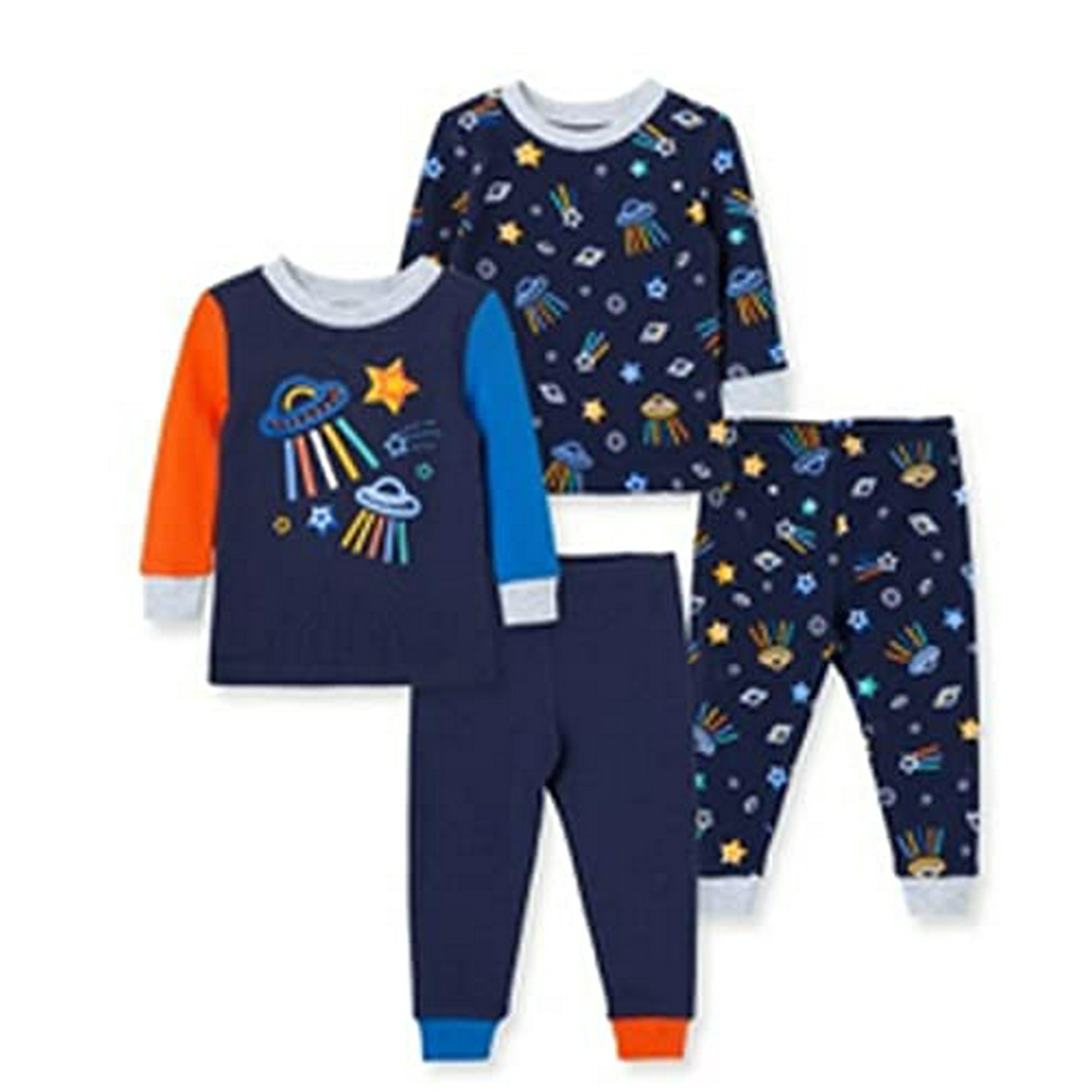 Space pajamas for boys sale