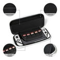 thumbnail image 3 of Female Agent (7), Carrying Case For Nintendo Switch & OLED Version, Eva Lightweight Shockproof Protective Pouch Case for Game Console & Accessories with 10 Game Card Slot & Wristband, White, 3 of 6