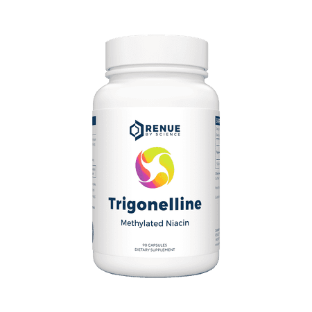 RENUE by SCIENCE Trigonelline | High Strength Trigonelline TRG Methylated Niacin - 250mg Trigonilline Supplement Capsules | Non-GMO | Made in the USA & Third-Party Tested
