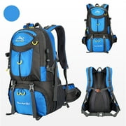 Tuobarr Backpack, 50L Hiking Backpack, Camping Bag, 45+5 Liter Lightweight Backpacking Back Pack Blue
