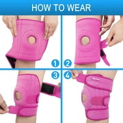 AVIDDA Knee Brace for Meniscus Tear Arthritis Pain Open Patella Stabilizers Non Slip Knee Support for Men Women Comfort Neoprene Knee Wrap for Weightlifting Running, Small, 1 Pack, Gray